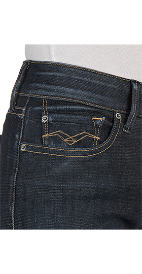  NEW LUZ 11.5oz ハイパーフレックス RE-USED ダークブルーストレッチデニム 詳細画像